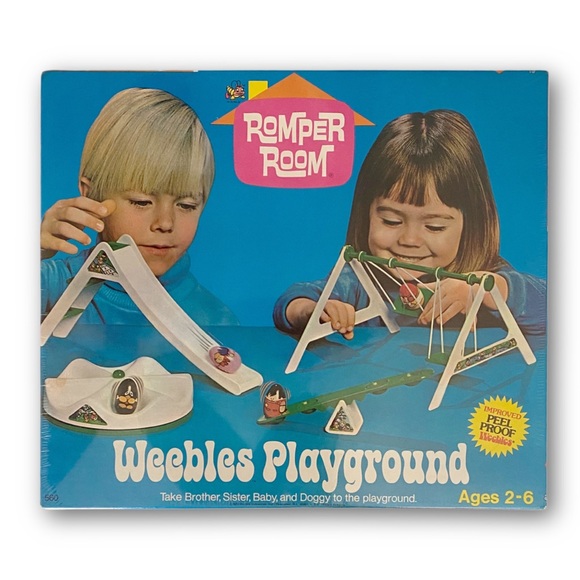 Hasbro Romper Room Weebles Playground Vintage 1972 Factory Sealed No. 560 - Picture 1 of 5